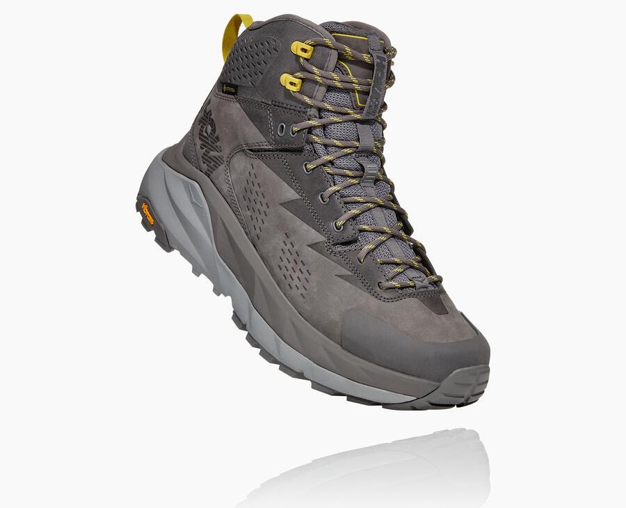 Hoka One One Wandelschoenen Heren - Kaha Gore-Tex - Grijs - IO0957123